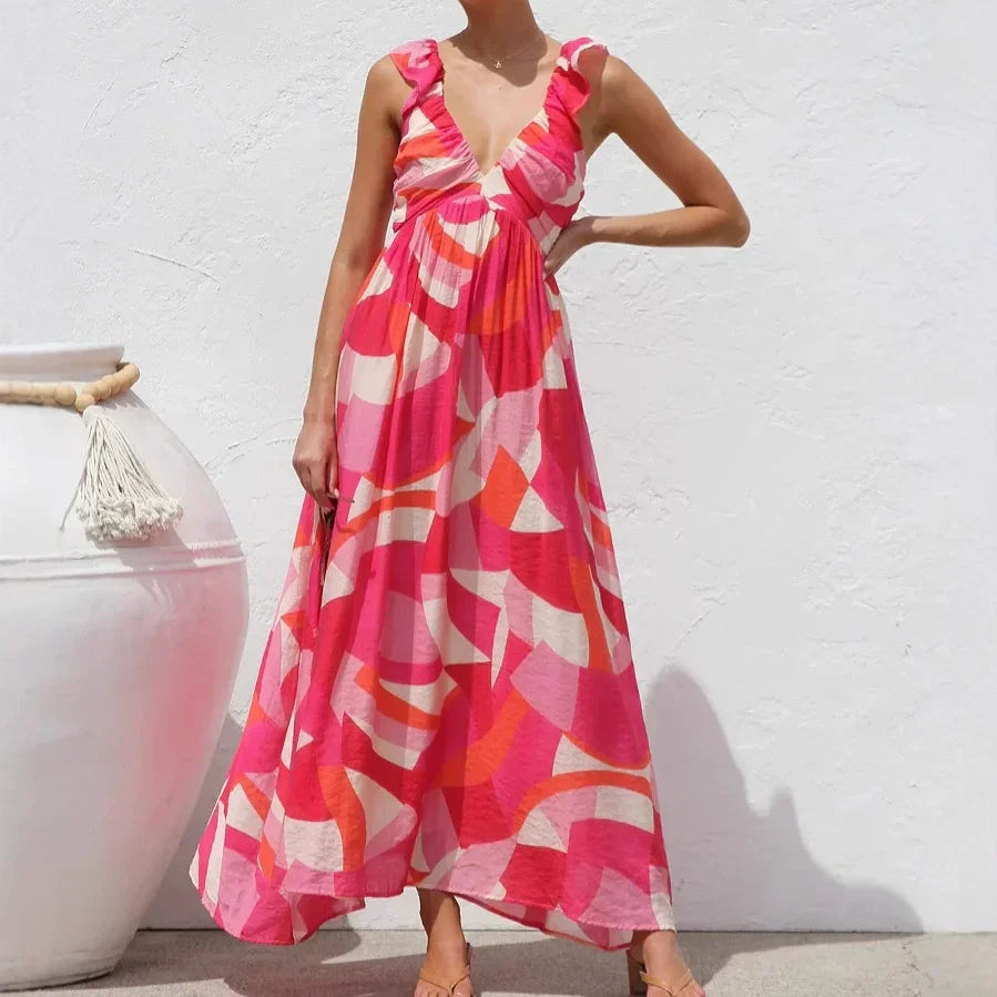 🔥👗Sukienka Bohemian Sunset Romance
