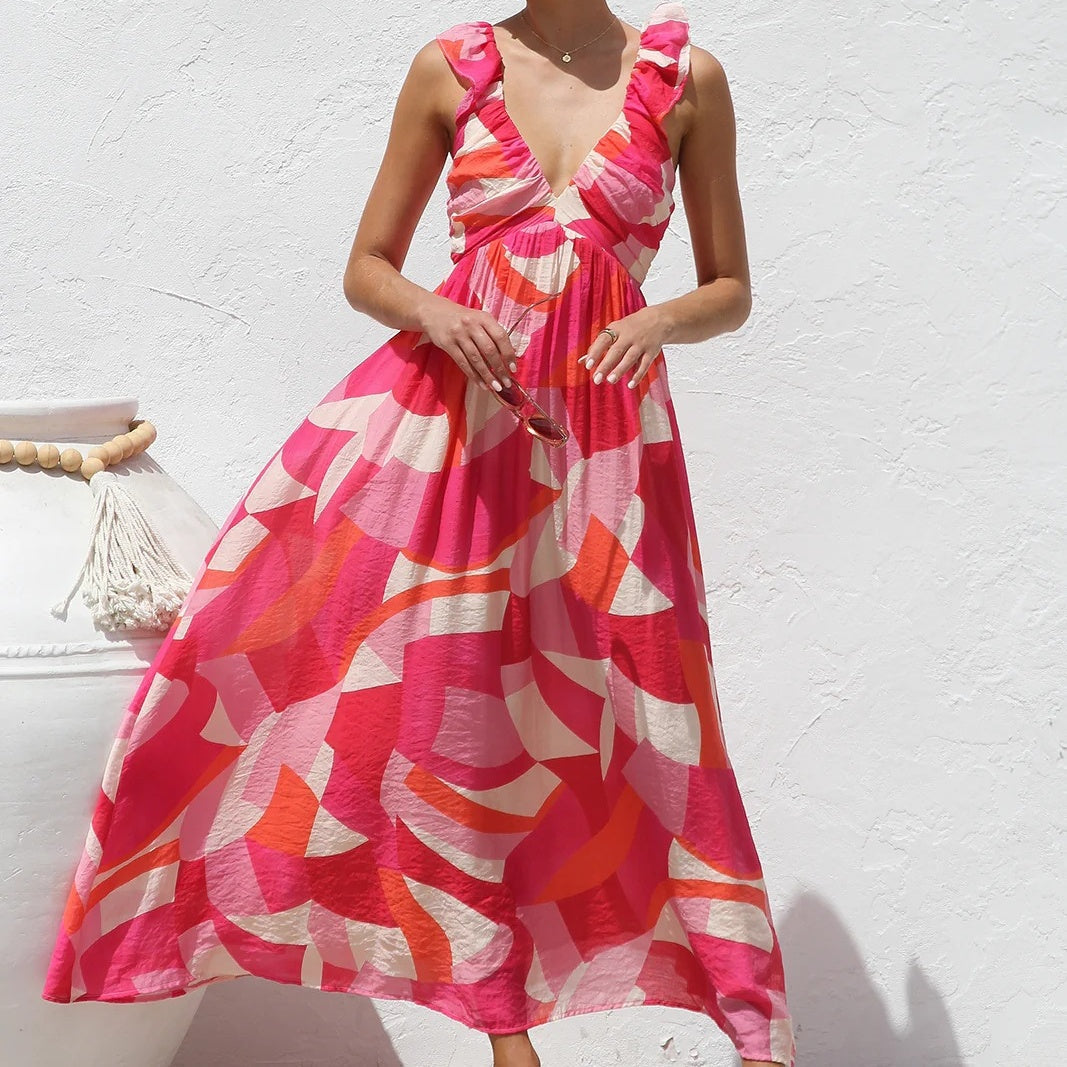 🔥👗Sukienka Bohemian Sunset Romance