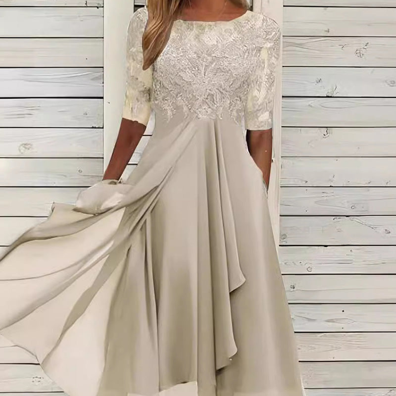 🔥👗Elegancka sukienka z haftem