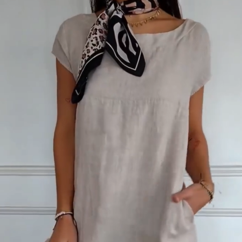 🔥👗Lniana sukienka damska