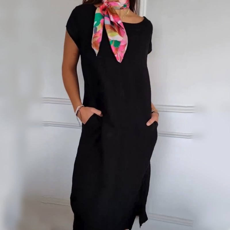🔥👗Lniana sukienka damska