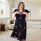 🔥👗Sukienka Plus Size z dekoltem w szpic