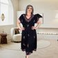 🔥👗Sukienka Plus Size z dekoltem w szpic