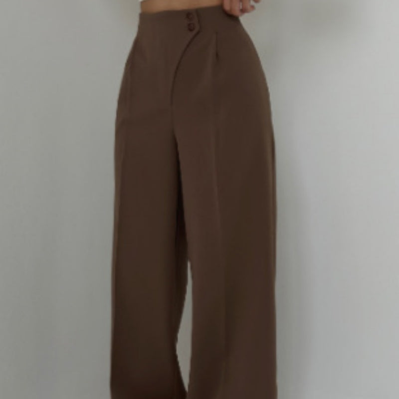 🔥👖Modne, uniwersalne spodnie z prostymi nogawkami