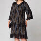 🔥👗Damskie luźne sukienki w pionowe paski Plus Size Plus Size
