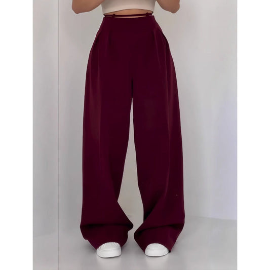 🔥👖Spodnie wizytowe damskie z szerokimi nogawkami