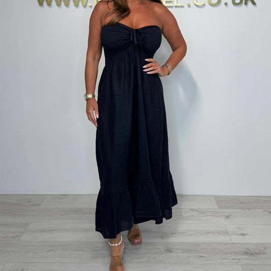 🔥👗Damska sukienka maxi bez ramiączek
