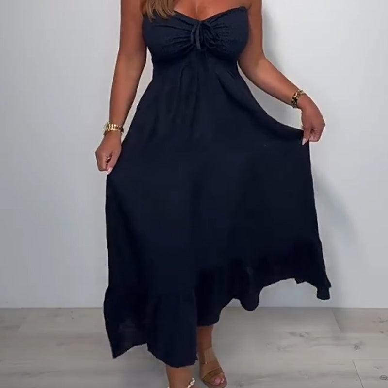 🔥👗Damska sukienka maxi bez ramiączek