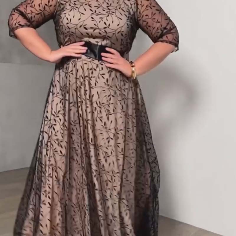 🔥👗Damskie sukienki w kwiaty z rękawami o średniej długości