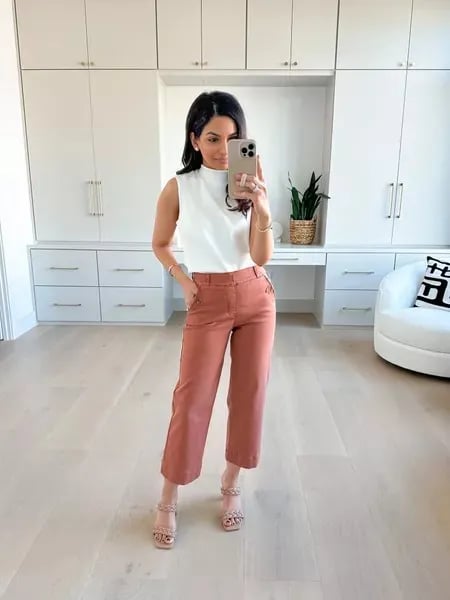 🔥👖Casualowe spodnie damskie z wysoką talią i prostą nogawką