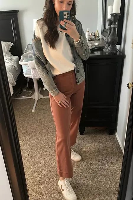 🔥👖Casualowe spodnie damskie z wysoką talią i prostą nogawką
