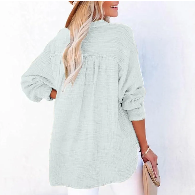 🔥👚Nowa casualowa koszula z długim rękawem dla kobiet