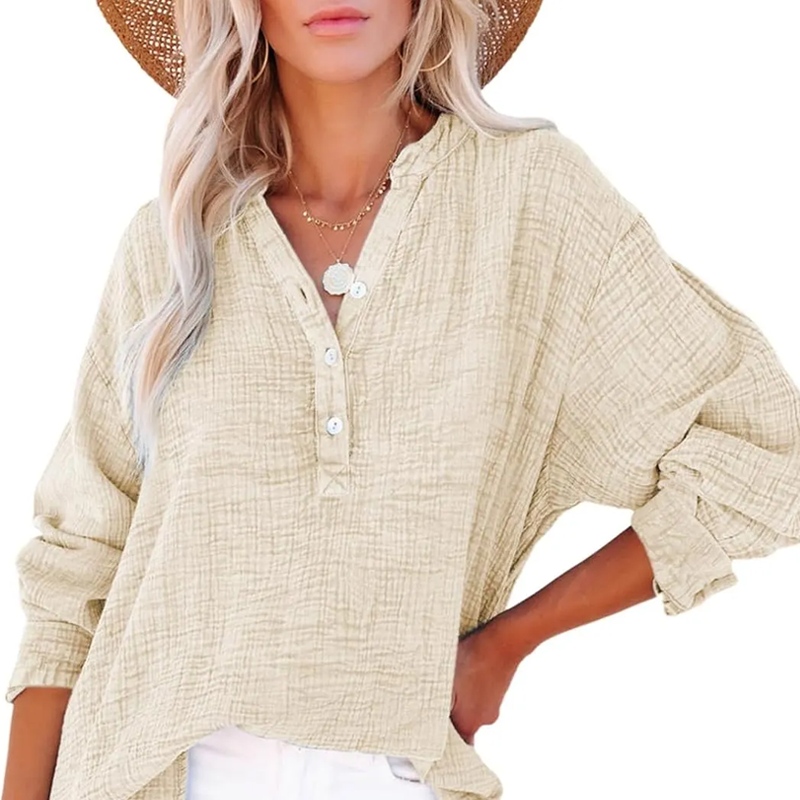 🔥👚Nowa casualowa koszula z długim rękawem dla kobiet