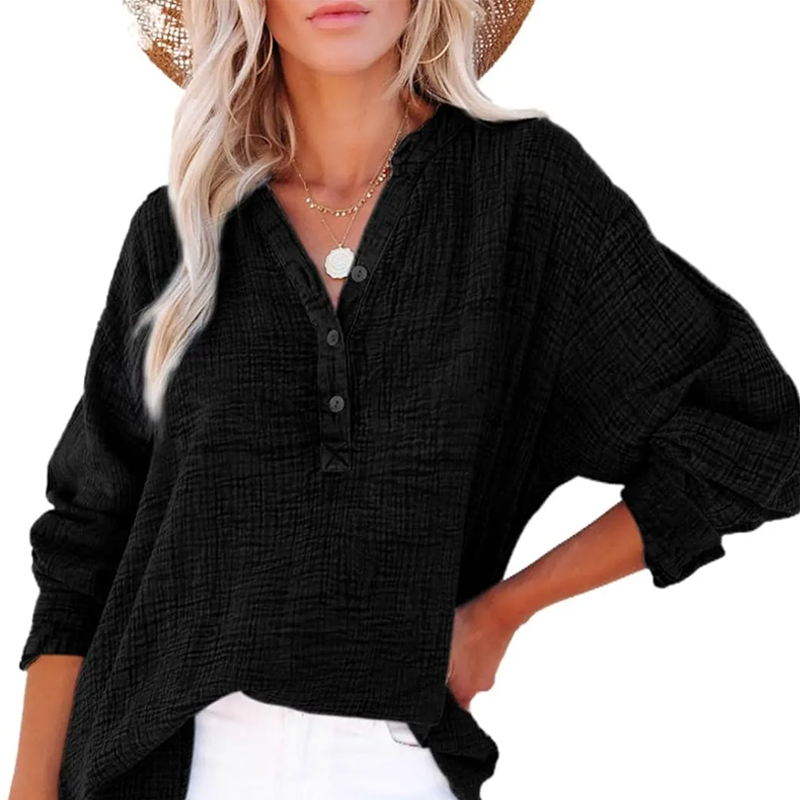 🔥👚Nowa casualowa koszula z długim rękawem dla kobiet