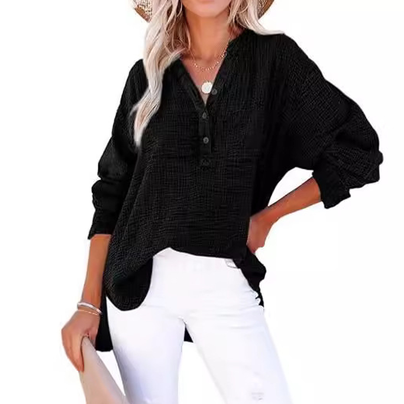 🔥👚Nowa casualowa koszula z długim rękawem dla kobiet