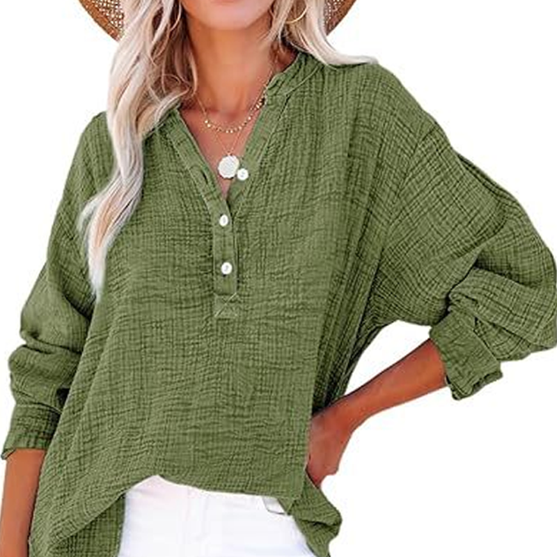 🔥👚Nowa casualowa koszula z długim rękawem dla kobiet