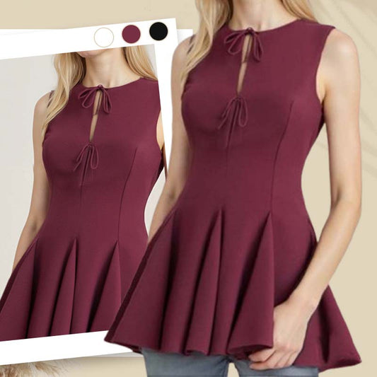 🔥👗Kobieca seksowna mini sukienka z kokardą