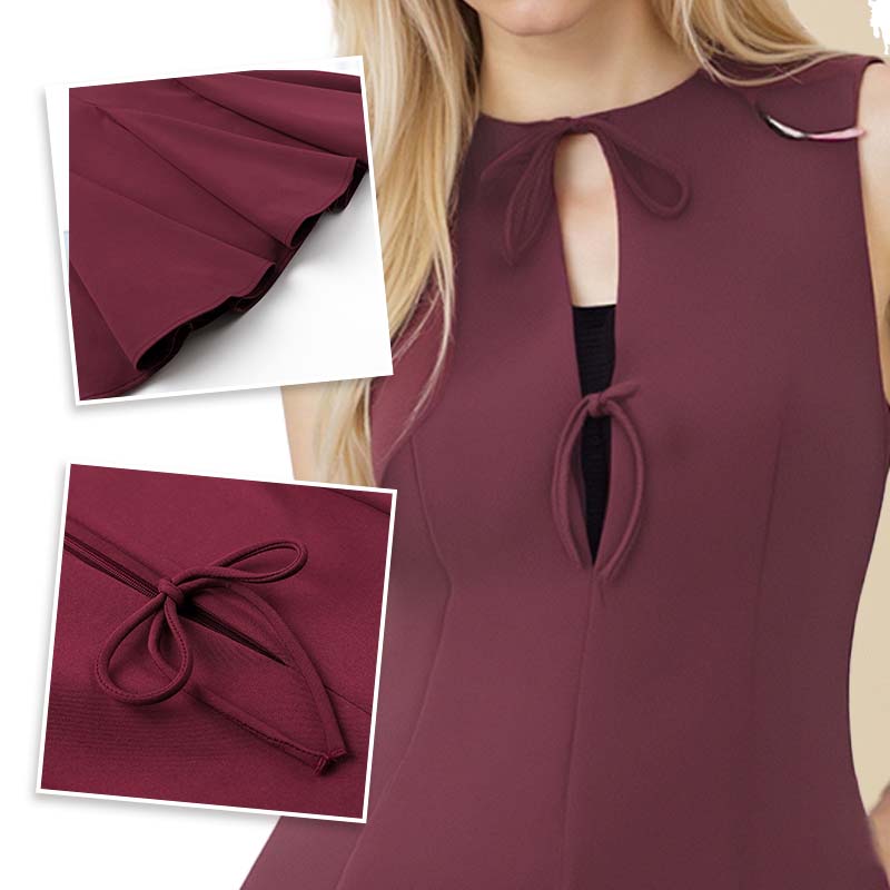 🔥👗Kobieca seksowna mini sukienka z kokardą