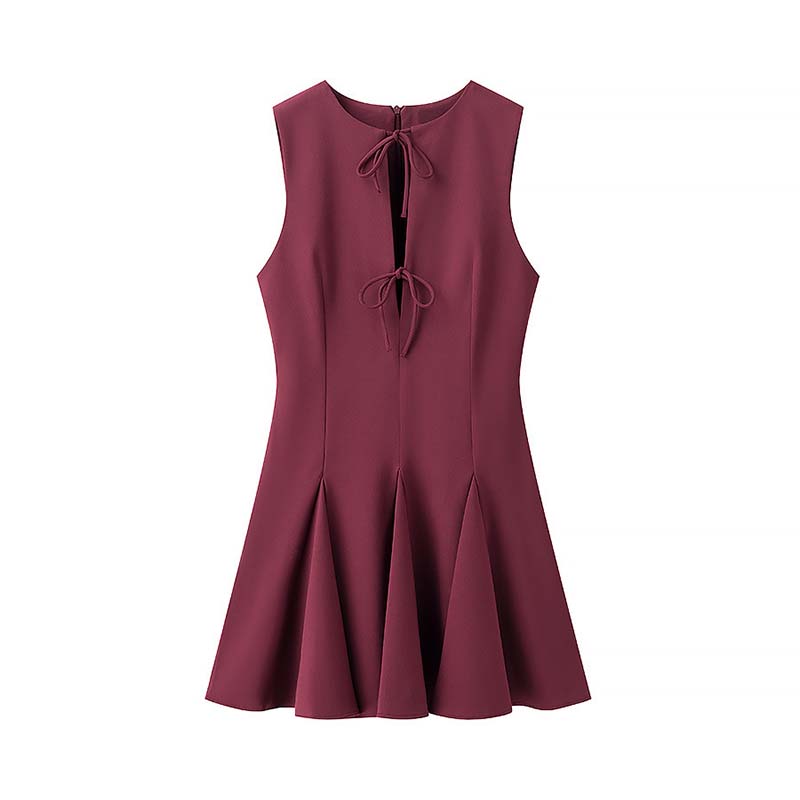 🔥👗Kobieca seksowna mini sukienka z kokardą