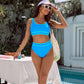 🔥👙Damski zestaw bikini z wysokim stanem