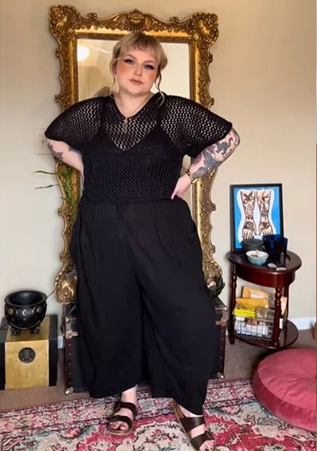 🔥👖【M-3XL】Luźne bawełniane spodnie z wysokim stanem
