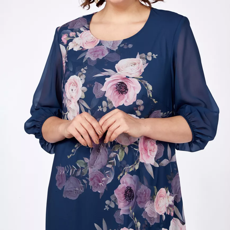 🔥👗Elegancka szyfonowa sukienka w kwiaty [48% taniej dzisiaj]