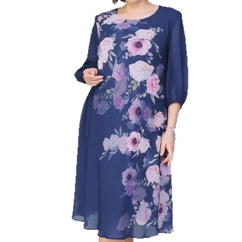🔥👗Elegancka szyfonowa sukienka w kwiaty [48% taniej dzisiaj]