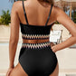 🔥👙Kobiece zestawy bikini, kostium kąpielowy z wysokim stanem, dwuczęściowe kostiumy kąpielowe