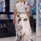 🔥👗Kwiatowa sukienka plus size z paskiem