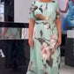 🔥👗Kwiatowa sukienka plus size z paskiem