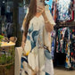 🔥👗Damskie luźne, swobodne sukienki z dekoltem w serek i krótkim rękawem🌸
