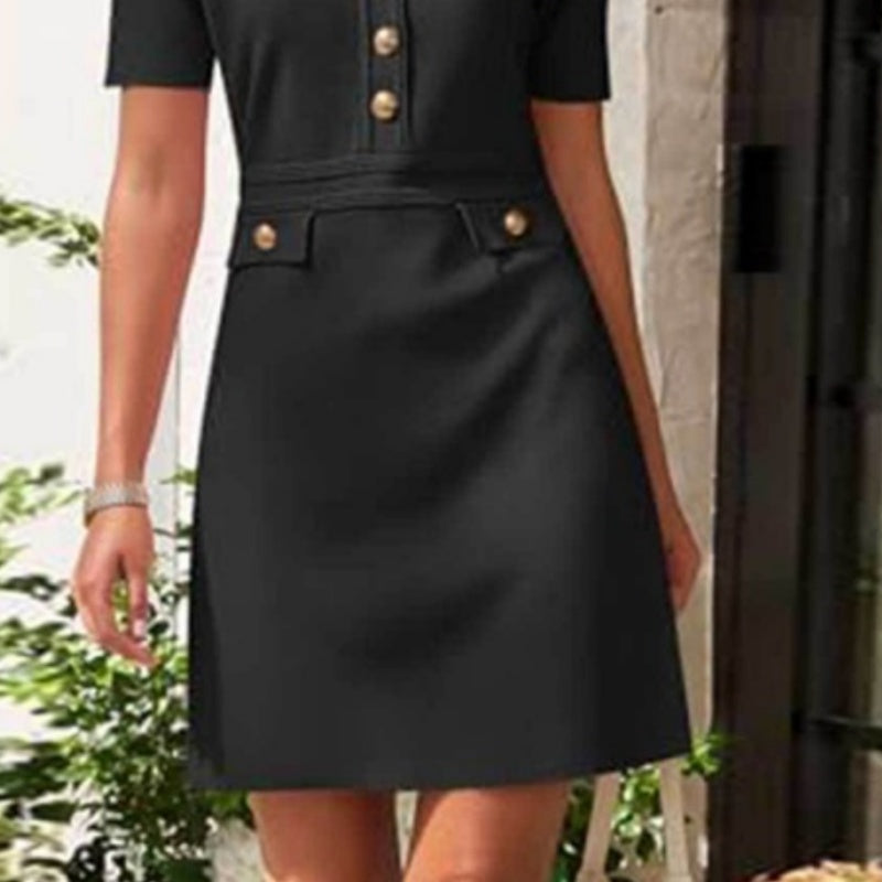 🔥👗Elegancka klasyczna sukienka damska slim fit