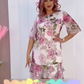 🔥👗Różowa sukienka z falbanką