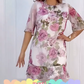 🔥👗Różowa sukienka z falbanką