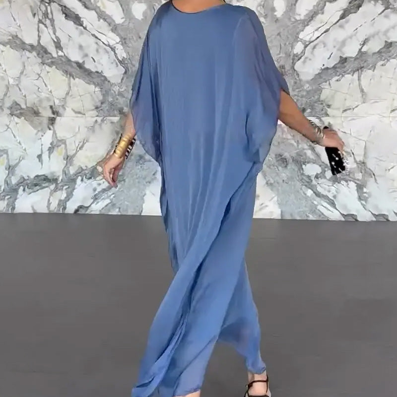 🌟Femei ușoare respirabil V-Neck rochii