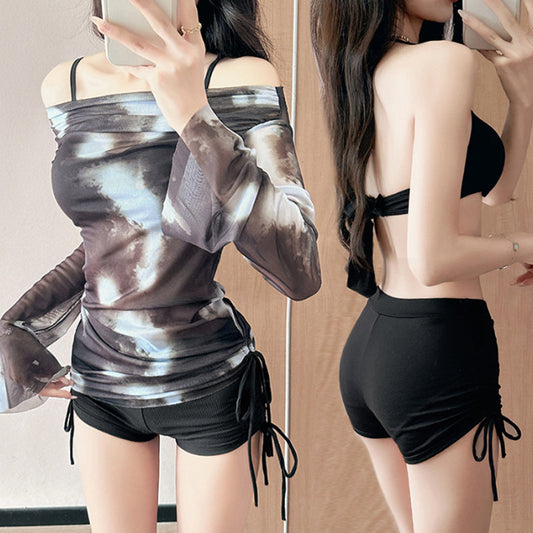 🔥👙Modny damski 3-częściowy komplet bez ramiączek