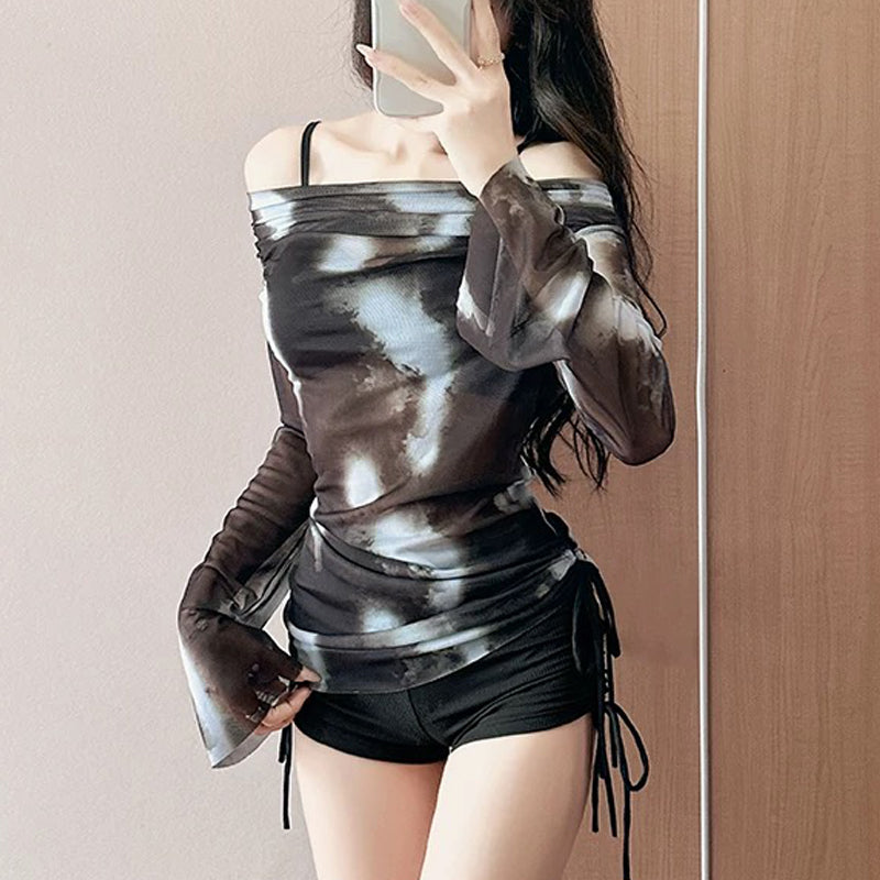 🔥👙Modny damski 3-częściowy komplet bez ramiączek