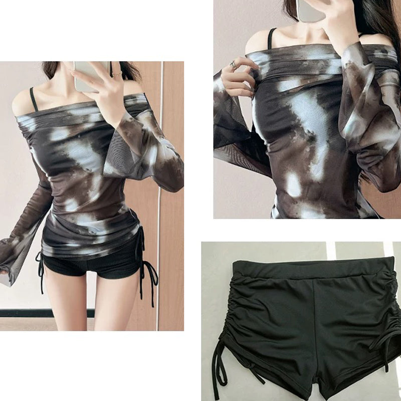 🔥👙Modny damski 3-częściowy komplet bez ramiączek