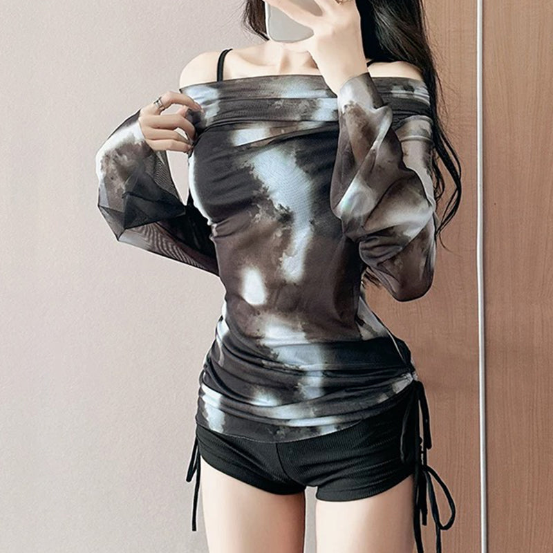🔥👙Modny damski 3-częściowy komplet bez ramiączek