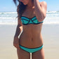🔥👙Seksowny zestaw bikini Color Block dla kobiet