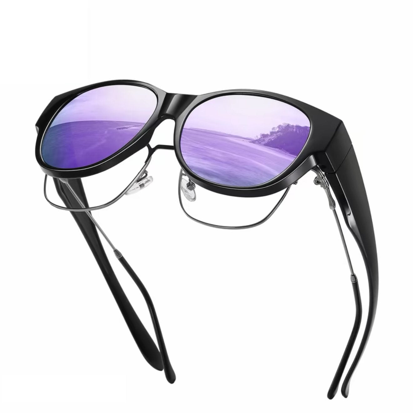 🔥 🕶 2025 Nowe, duże okulary przeciwsłoneczne z polaryzacją i ochroną UV400.