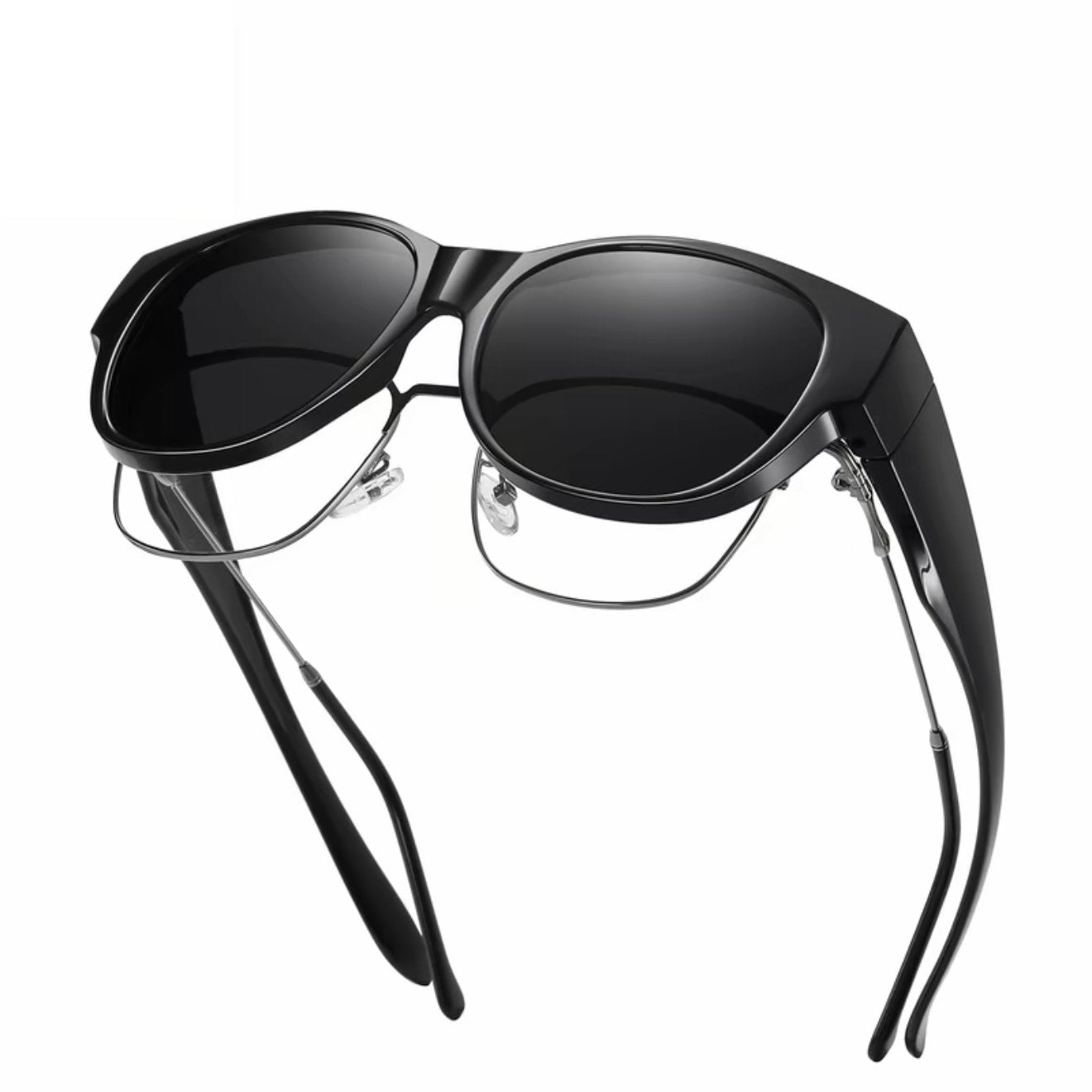 🔥 🕶 2025 Nowe, duże okulary przeciwsłoneczne z polaryzacją i ochroną UV400.