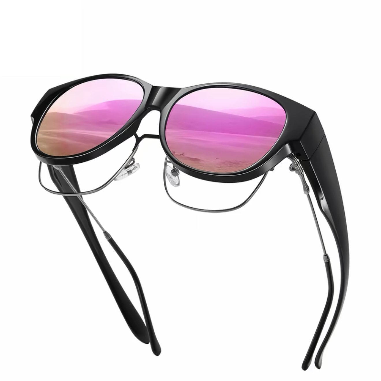 🔥 🕶 2025 Nowe, duże okulary przeciwsłoneczne z polaryzacją i ochroną UV400.