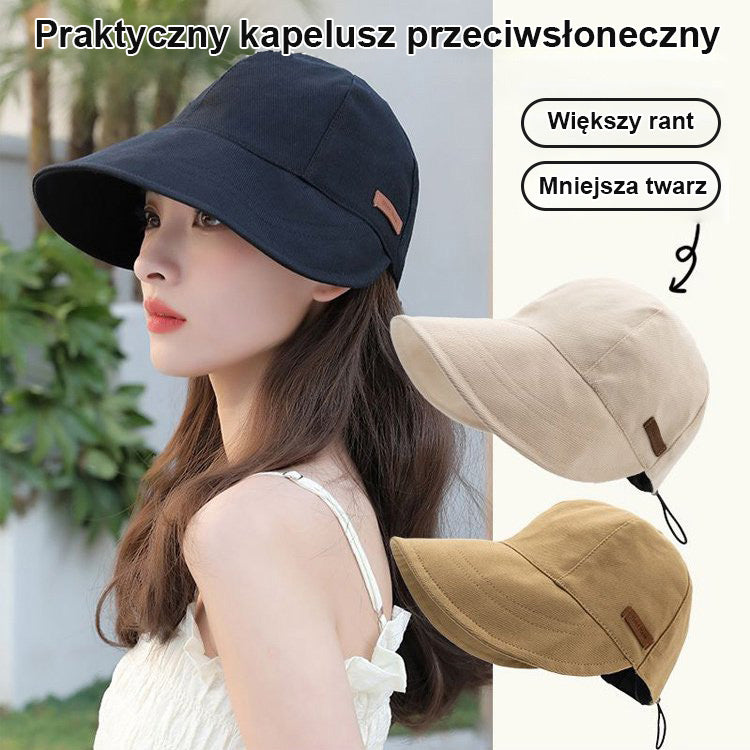 🔥👒Kapelusz z ochroną UV bez makijażu