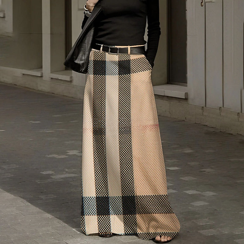 🔥👗Modna damska spódnica retro o długości do podłogi