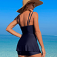 🔥👙Damski dwuczęściowy strój kąpielowy Tankini z wysoką talią