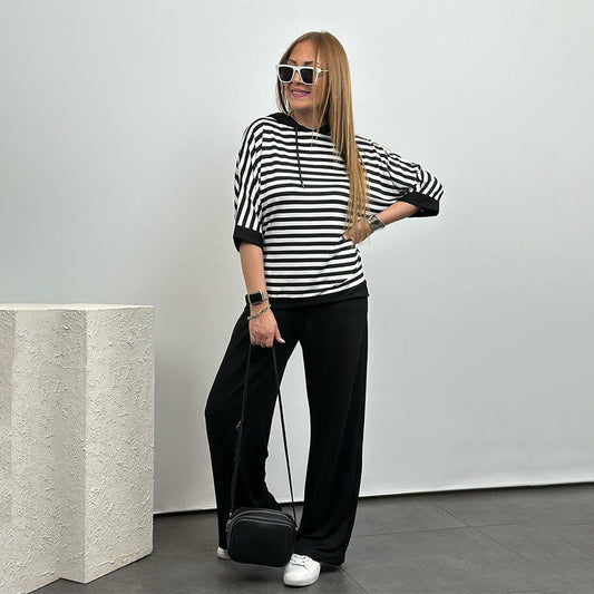 🔥👚👖Damski elegancki 2-częściowy zestaw na co dzień