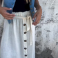 🔥👗Spódnica w jednolitym kolorze | Ozdobne guziki i pasek do wiązania - ponadczasowa garderoba