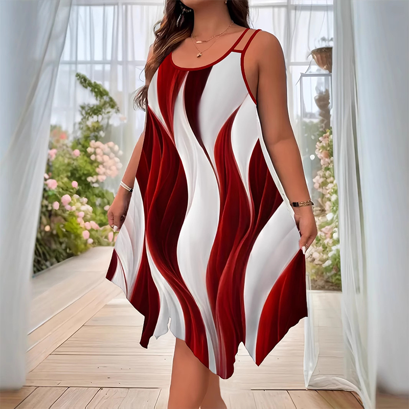 🔥👗Modna damska sukienka średniej długości