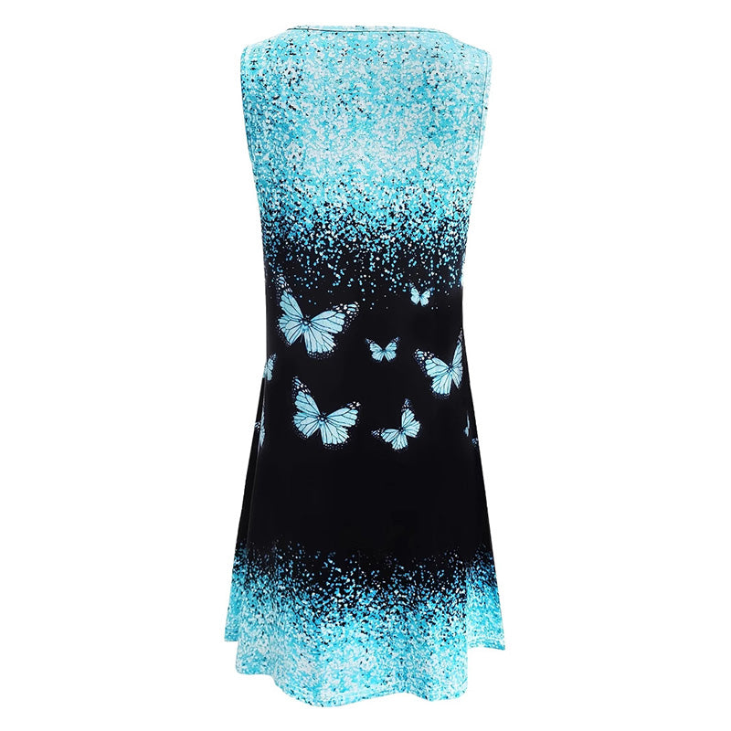 🔥👗Modna mini sukienka bez rękawów dla kobiet